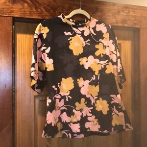 Marimekko floral tunic. Size large